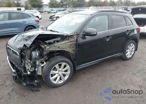 2015 Mitsubishi Outlander Sport Gt из США, поврежденный, VIN 4A4AR4AW8FE051075